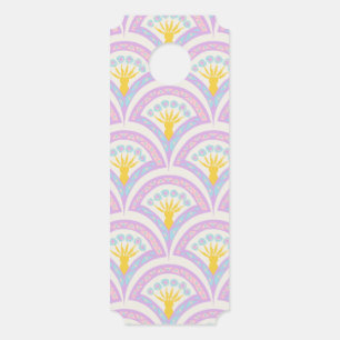 Affichette De Porte Motif en coquille de couleur pastel