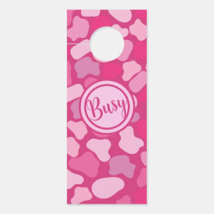 Affichette De Porte Motif Pierre Rose-