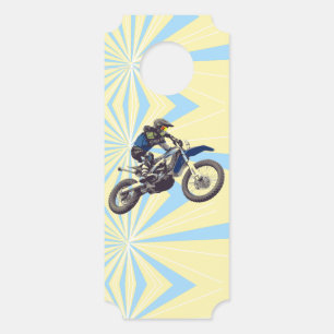Affichette De Porte Motocross