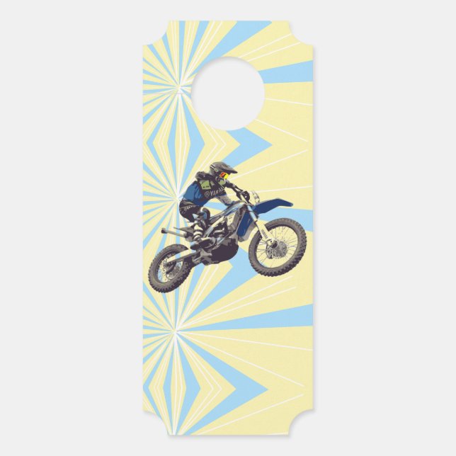 Affichette De Porte Motocross (Devant)