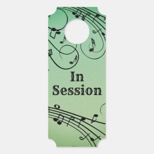 Affichette De Porte Musique de session