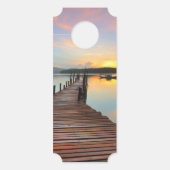 Affichette De Porte Nature Ciel Eau Animal Nager Destinée (Devant)