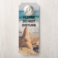 Ne pas déranger le poisson Starfish sur une plage