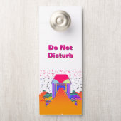 Affichette De Porte Ne Pas Déranger / Prière de Frapper à la Maison Bl (Sur le bouton)