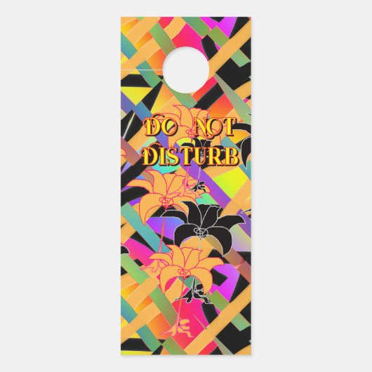 Affichette De Porte Ne pas déranger/Silence s'il vous plaît (Devant)