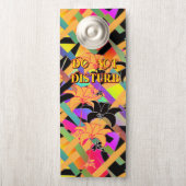 Affichette De Porte Ne pas déranger/Silence s'il vous plaît (Sur le bouton)