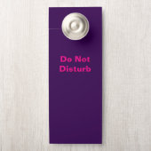 Affichette De Porte Ne Pas Déranger / SVP Frapper (Sur le bouton)