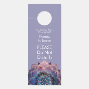 Affichette De Porte Nebula Bloom Mandala