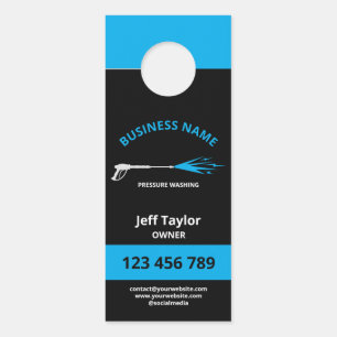 Affichette De Porte Nettoyage professionnel sous pression Nettoyage so