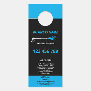 Affichette De Porte Nettoyage professionnel sous pression Nettoyage so