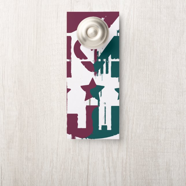 Affichette De Porte Nous unissons pour le changement (Sur le bouton)