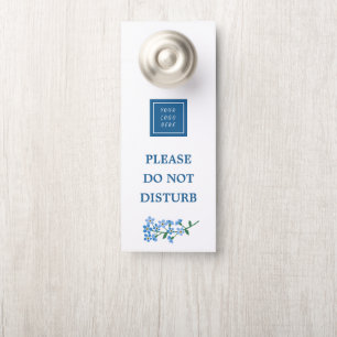 Affichette De Porte Oubliez-Moi Pas Votre Logo Ne Dérangez Pas