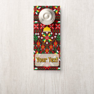 Affichette De Porte Palestine Tatreez Broderie traditionnelle