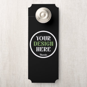 Affichette De Porte personnalisé, unique, élégant et minimaliste
