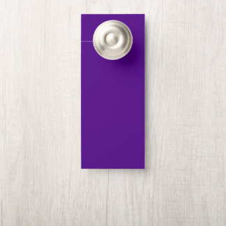 Affichette de porte personnalisé violet