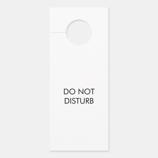 Affichette De Porte Personnaliser Ne pas déranger, Zoom Call, double f (Devant)