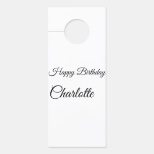 AFFICHETTE DE PORTE PETIT ANNIVERSAIRE DE CUTIE