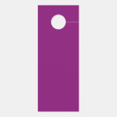 Affichette De Porte Pink Janitorial Lady House Cleaning Service (Dos)