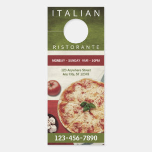 Affichette De Porte Pizzeria