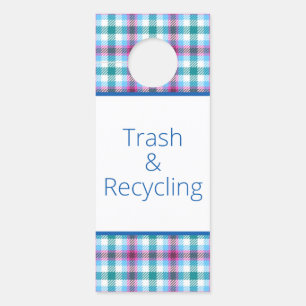 Affichette De Porte Plaid personnalisable