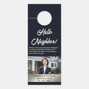 Affichette De Porte Porte-clés de luxe pour immobilier pour les voisin