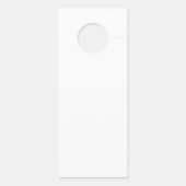 Affichette De Porte Porte de salle réservée personnalisée pour mariage (Dos)