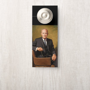 Affichette De Porte Portrait du président américain Dwight Eisenhower