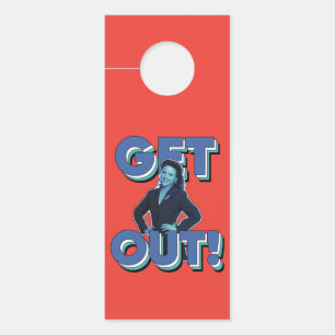 Affichette De Porte Seinfeld Elaine - Sortez !