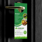 Affichette De Porte Service d'entretien de pelouse verte Mow d'atterri