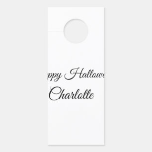 Affichette De Porte SIMPLE MINIMAL.CUTIE AJOUTER LE NOM BÉBÉ heureux H
