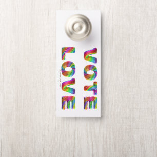 Affichette De Porte SlipperyJoe's vote amour égalité cadeaux gay pride