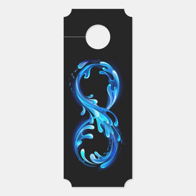 Affichette De Porte Symbol Infinity of Cold Clear Water (Devant)