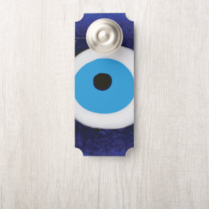 Affichette De Porte Symbole de Nazar Evil Eye Protection