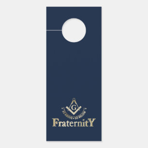 Affichette De Porte Symbole franc-maçonnerie