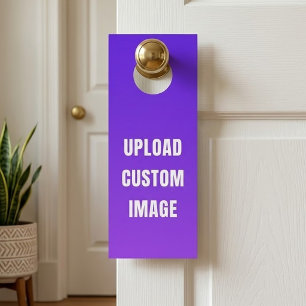 Affichette De Porte Télécharger une image personnalisée - Ajoutez la v