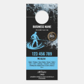 Affichette De Porte Toit de lavage à pression professionnel (Devant)