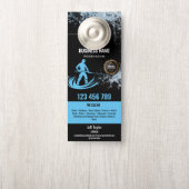 Affichette De Porte Toit de lavage à pression professionnel (Sur le bouton)