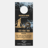 Affichette De Porte Toit de lavage à pression professionnel (Devant)