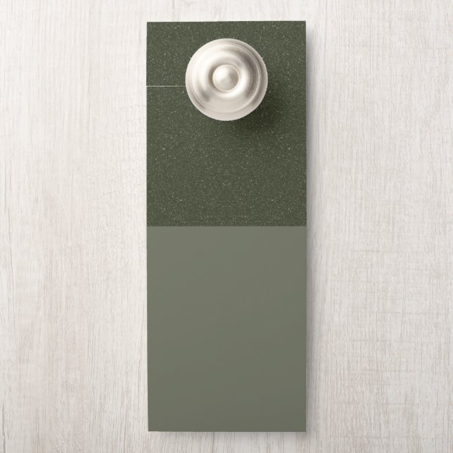 Affichette de porte Top Moss - Personnalisable (Sur le bouton)