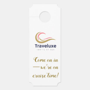 Affichette De Porte Traveluxe Ignite en mer grand porte-clés