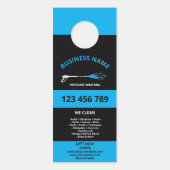 Affichette De Porte Usine de lavage à pression professionnelle (Dos)