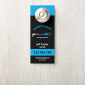 Affichette De Porte Usine de lavage à pression professionnelle (Sur le bouton)