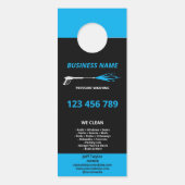 Affichette De Porte Usine de lavage à pression professionnelle (Dos)