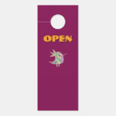 Affichette De Porte Vin OUVERT / FERMÉ (Devant)