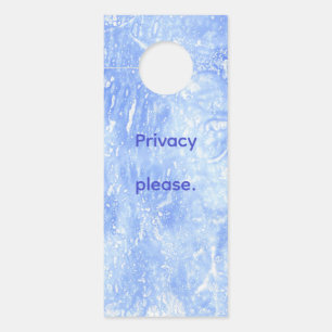 Affichettes de porte Abstraits bleu clair personna