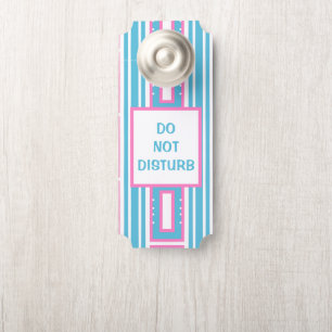 Affichettes de porte de papier Aqua moderne
