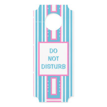 Affichettes de porte de papier Aqua moderne