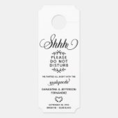 Affichettes de porte Mariages rustiques (Dos)