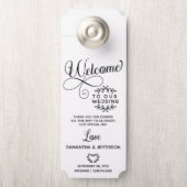 Affichettes de porte Mariages rustiques (Sur le bouton)