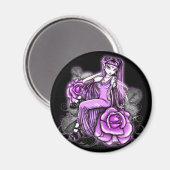 "Affinité" Valentines roses Jour Rose Fae Magnet (Recto/Verso)